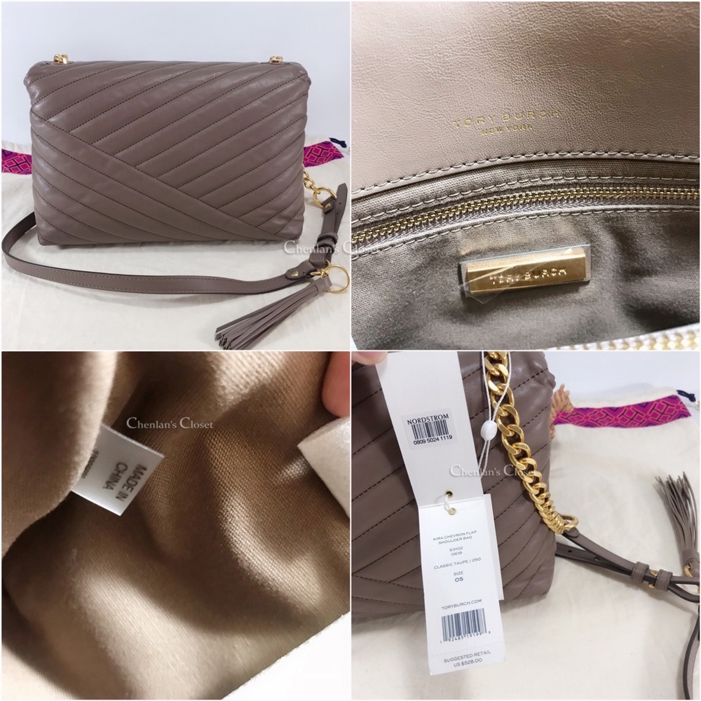 🎉HP🎉NWT Tory Burch Kira Chevron Shoulder Bag - Picture 6 of 8